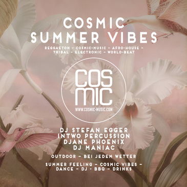 COSMIC SUMMER VIBES - DJ STEFAN EGGER InTwo Percussion Djane PHOENIX DJ MANIAC